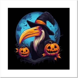 Hornbill Halloween Posters and Art